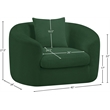 Bowery Hill Contemporary Soft Green Chenille Durable Fabric Chair