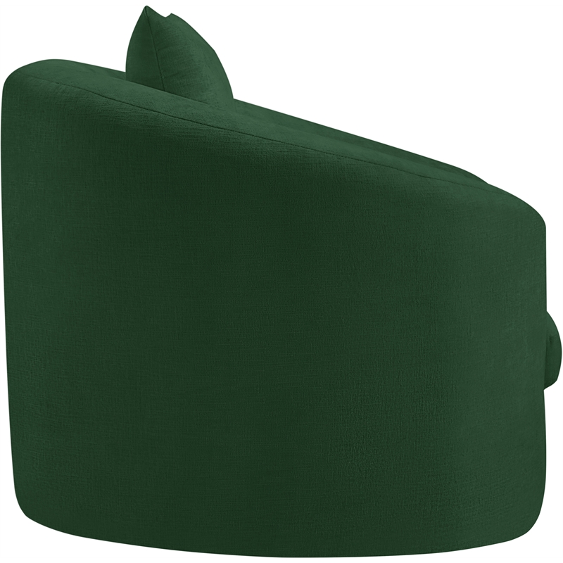 Bowery Hill Contemporary Soft Green Chenille Durable Fabric Chair