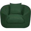 Bowery Hill Contemporary Soft Green Chenille Durable Fabric Chair