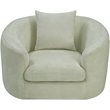 Bowery Hill Contemporary Soft Mint Chenille Durable Fabric Chair