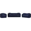 Bowery Hill Contemporary Soft Navy Chenille Durable Fabric Chair