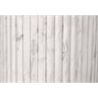 Bowery Hill Modern / Contemporary White Marble Oval Top Dining Table