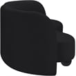 Bowery Hill Contemporary Solid Wood Frame Rich Black Durable Velvet Sofa