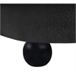 Bowery Hill Contemporary Solid Wood Frame Rich Black Boucle Fabric Sofa