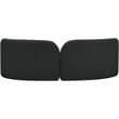 Bowery Hill Contemporary Solid Wood Frame Rich Black Boucle Fabric Sofa