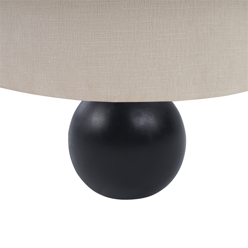 Bowery Hill Contemporary Solid Wood Frame Soft Beige Chenille Fabric Chair