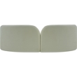 Bowery Hill Contemporary Solid Wood Frame Soft Mint Chenille Fabric Sofa