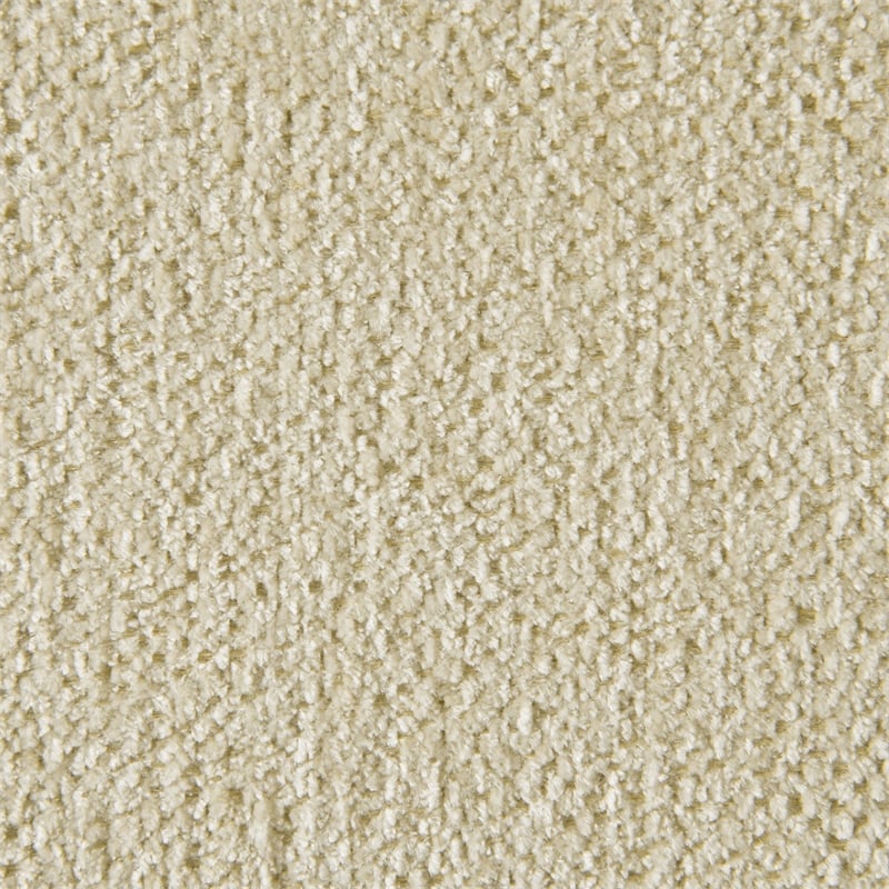Bowery Hill Contemporary Soft Beige Chenille Fabric Queen Bed
