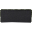 Bowery Hill Contemporary Soft Olive Chenille Fabric Queen Bed