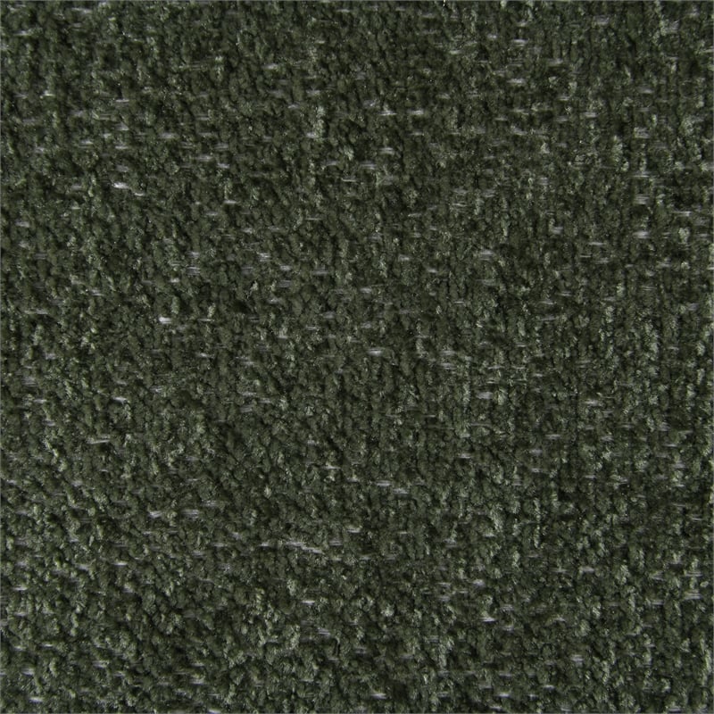 Bowery Hill Contemporary Soft Olive Chenille Fabric Queen Bed