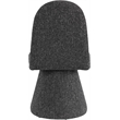 Bowery Hill Contemporary Black Fabric Dining Chair (Set of 2)