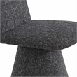 Bowery Hill Contemporary Black Fabric Dining Chair (Set of 2)
