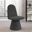 Bowery Hill Contemporary Black Fabric Dining Chair (Set of 2)