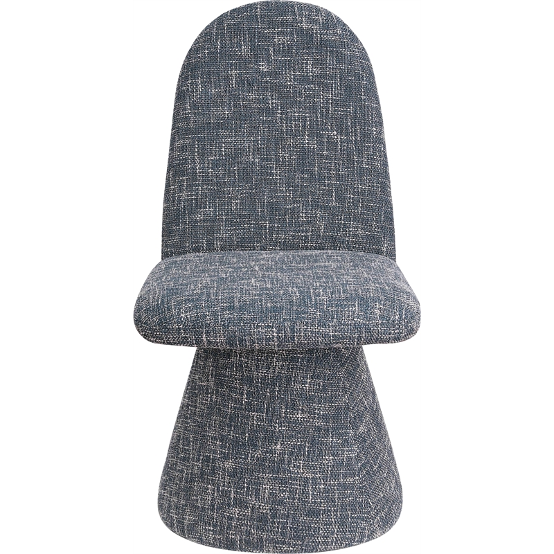 Bowery Hill Contemporary Blue Fabric Dining Chair (Set of 2)