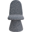Bowery Hill Contemporary Blue Fabric Dining Chair (Set of 2)