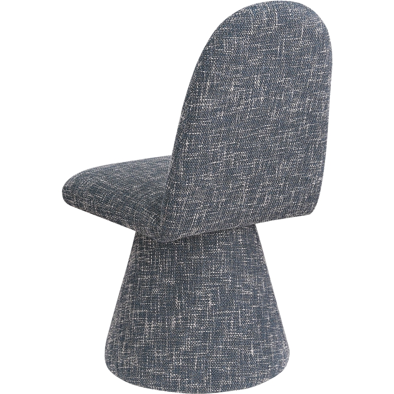 Bowery Hill Contemporary Blue Fabric Dining Chair (Set of 2)