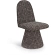 Bowery Hill Contemporary Brown Fabric Dining Chair (Set of 2)