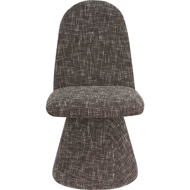 Bowery Hill Contemporary Brown Fabric Dining Chair (Set of 2)
