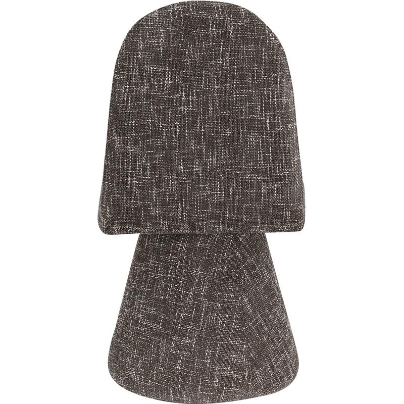 Bowery Hill Contemporary Brown Fabric Dining Chair (Set of 2)
