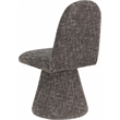 Bowery Hill Contemporary Brown Fabric Dining Chair (Set of 2)