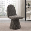 Bowery Hill Contemporary Brown Fabric Dining Chair (Set of 2)