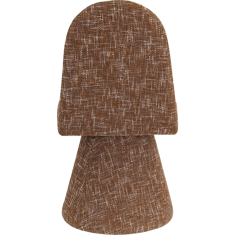 Bowery Hill Contemporary Cognac Fabric Dining Chair (Set of 2)