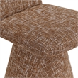 Bowery Hill Contemporary Cognac Fabric Dining Chair (Set of 2)