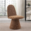 Bowery Hill Contemporary Cognac Fabric Dining Chair (Set of 2)