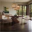 Bowery Hill Modern / Contemporary Oak Wood Veneer Rich Brown Dining Table