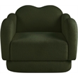 Bowery Hill Contemporary Soft Green Teddy Durable Fabric Chair