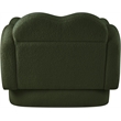 Bowery Hill Contemporary Soft Green Teddy Durable Fabric Chair
