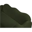 Bowery Hill Contemporary Soft Green Teddy Durable Fabric Sofa