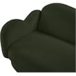 Bowery Hill Contemporary Soft Green Teddy Durable Fabric Sofa