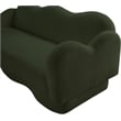 Bowery Hill Contemporary Soft Green Teddy Durable Fabric Sofa