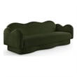 Bowery Hill Contemporary Soft Green Teddy Durable Fabric Sofa