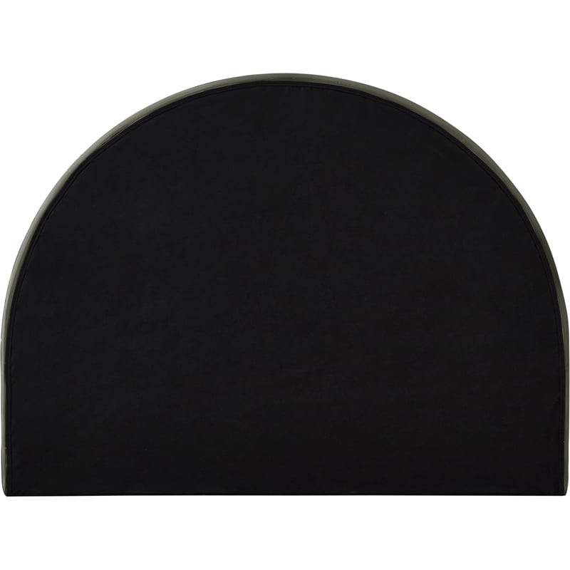 Bowery Hill Contemporary Green Durable Velvet Full Bed with Ball Shaped Legs