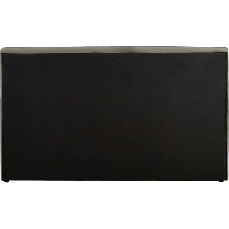 Bowery Hill Contemporary Green Velvet Queen Fully Slatted Bed