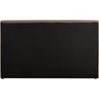 Bowery Hill Contemporary Brown Velvet Full Fully Slatted Bed