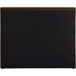 Bowery Hill Contemporary Brown Velvet Twin Fully Slatted Bed