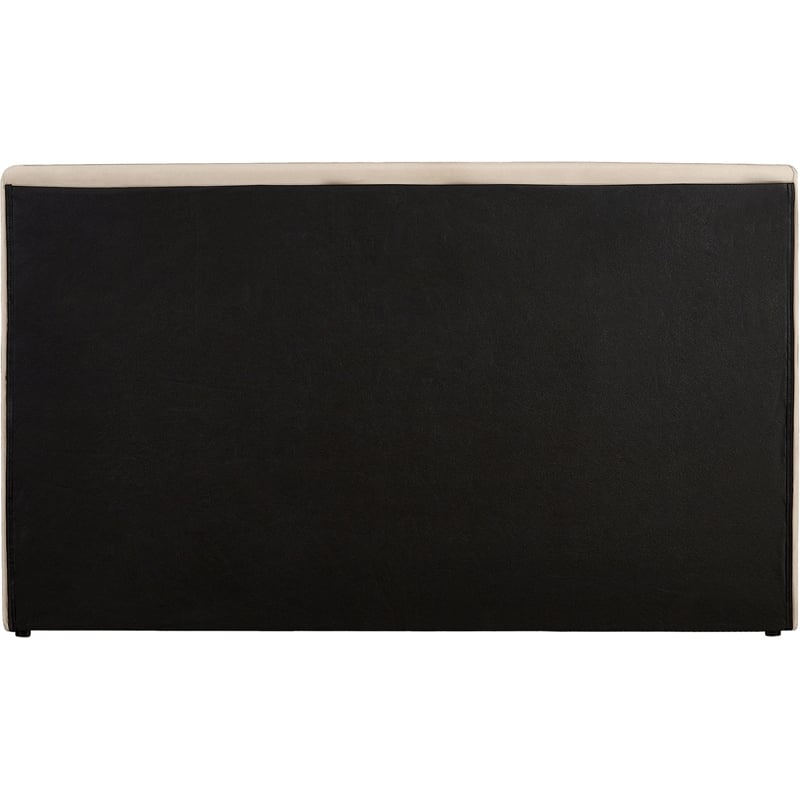 Bowery Hill Contemporary Taupe Velvet King Fully Slatted Bed