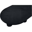 Bowery Hill Contemporary Black Wood and Oak Veneer Dining Table