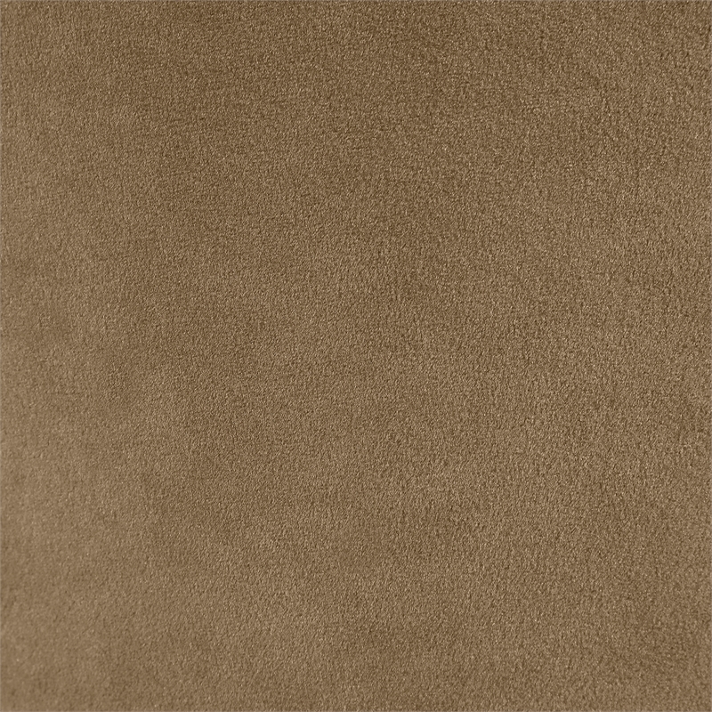 Bowery Hill Contemporary Solid Wood Frame Beige Durable Velvet Accent Chair