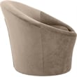 Bowery Hill Contemporary Solid Wood Frame Taupe Durable Velvet Accent Chair