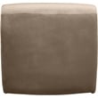 Bowery Hill Contemporary Iron Frame Taupe Durable Velvet Accent Chair