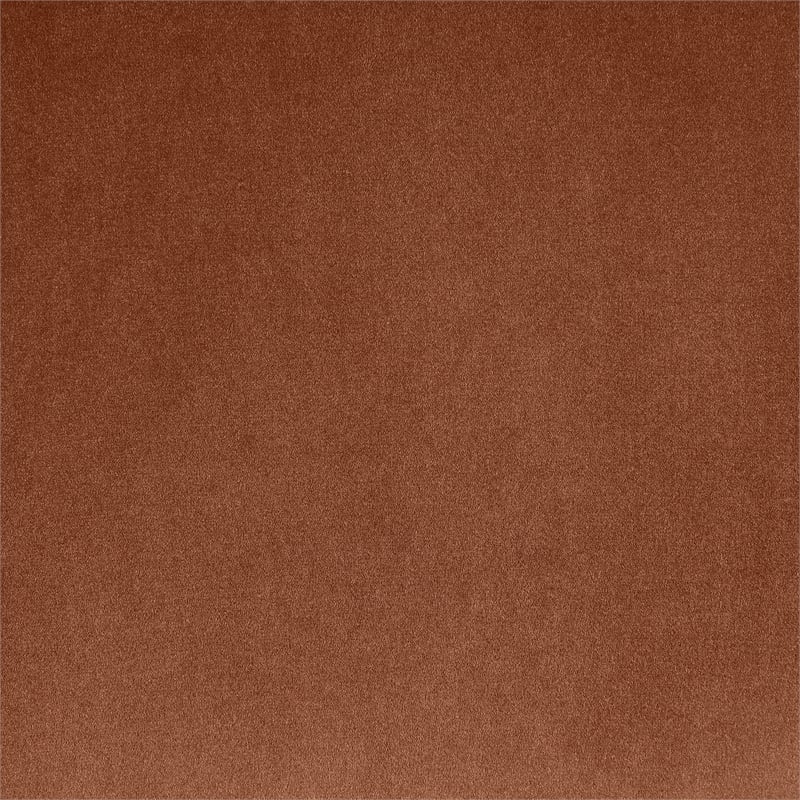 Bowery Hill Contemporary Solid Wood Frame Cognac Durable Velvet Accent Chair