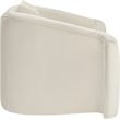 Bowery Hill Contemporary Rich Curves Cream Durable Velvet Accent Chair