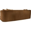 Bowery Hill Contemporary Solid Wood Frame Saddle Durable Velvet Sofa