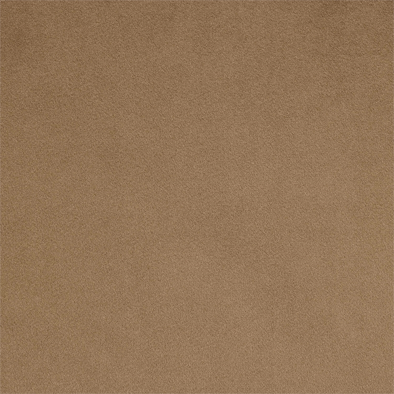 Bowery Hill Contemporary Solid Wood Inner Frame Beige Durable Velvet Chair