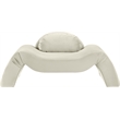 Bowery Hill Contemporary Solid Wood Inner Frame Cream Durable Velvet Chair