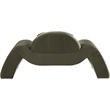 Bowery Hill Contemporary Solid Wood Inner Frame Green Durable Velvet Chair